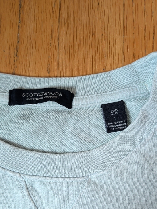 Scotch & Soda Other - Scotch & Soda Light Mint Green Cotton Crewneck